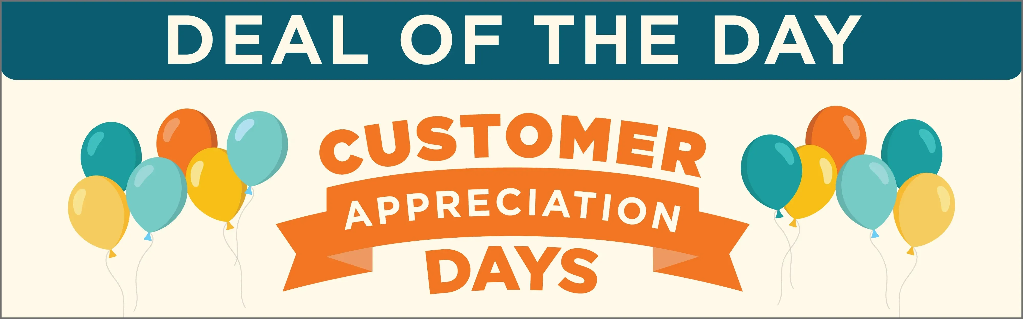 Customer Appreciation 8/8 - 8/17